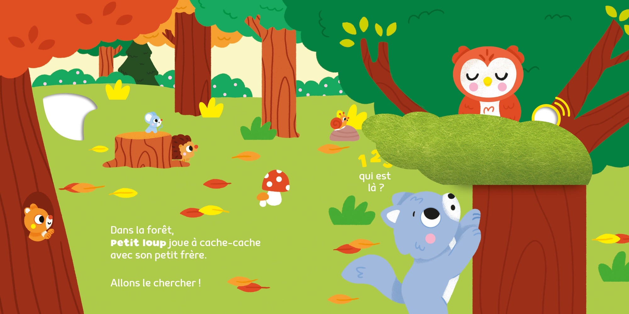 1,2,3 qui est la?- foret - AUZOU p e 043 d 06 9791039556132