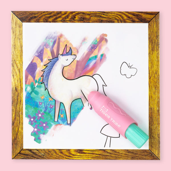 Cahier coloriage magique UNICORNS & FRIENDS - TIGER TRIBE