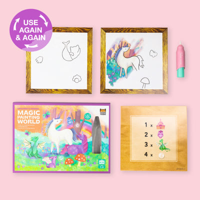 Cahier coloriage magique UNICORNS & FRIENDS - TIGER TRIBE