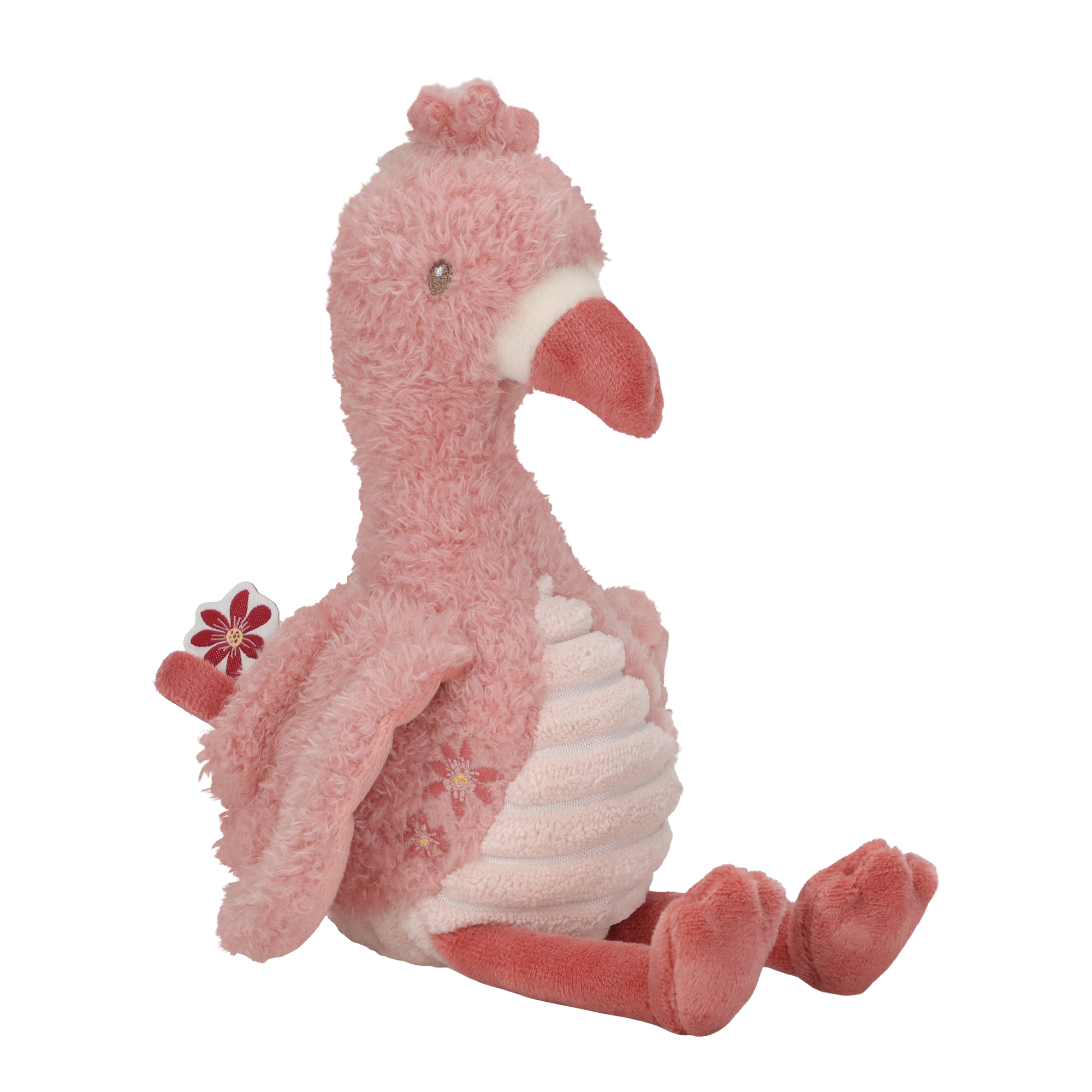 Peluche flamant rose 17 cm - LITTLE DUTCH