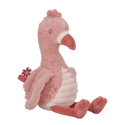 Peluche flamant rose 17 cm - LITTLE DUTCH
