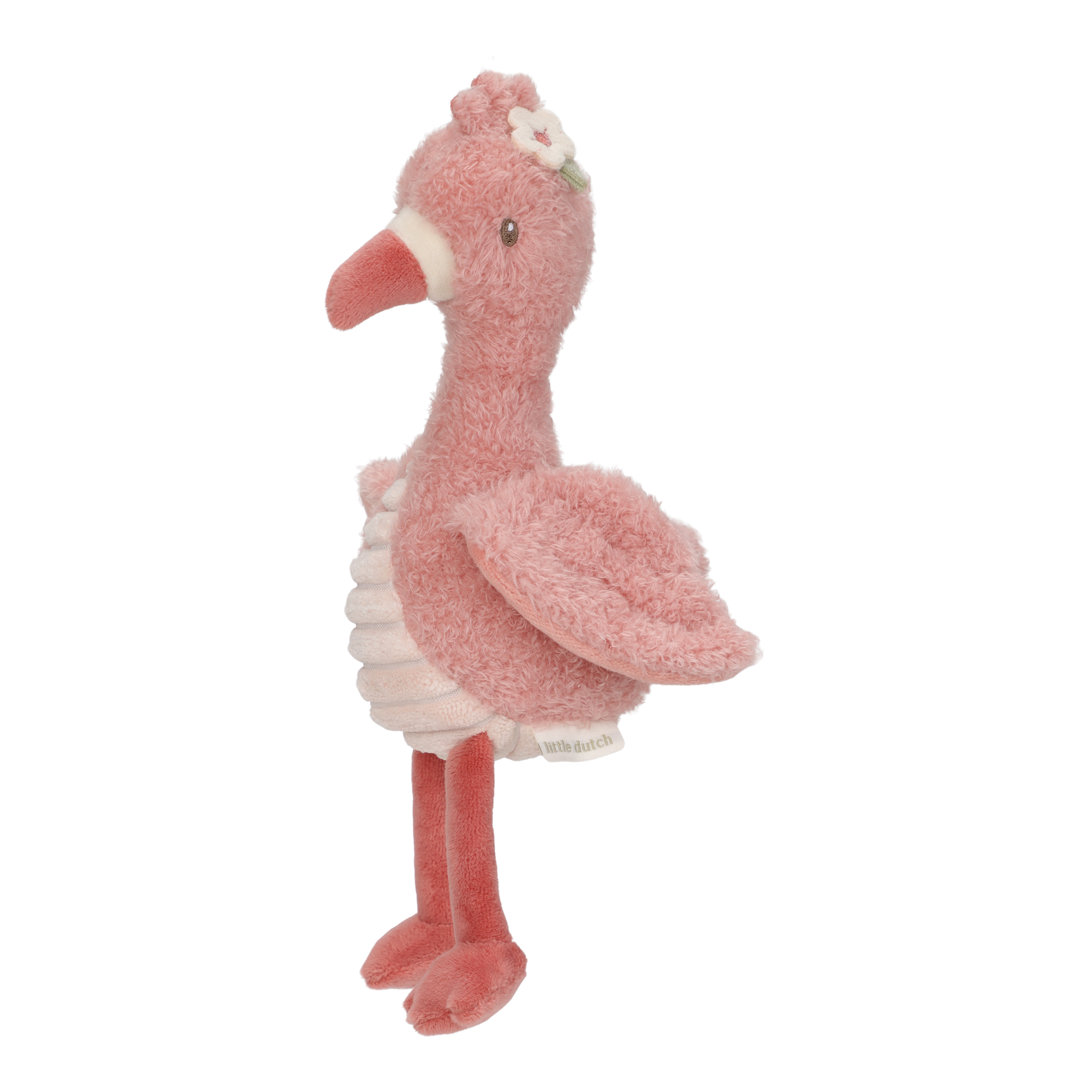 Peluche flamant rose 17 cm - LITTLE DUTCH