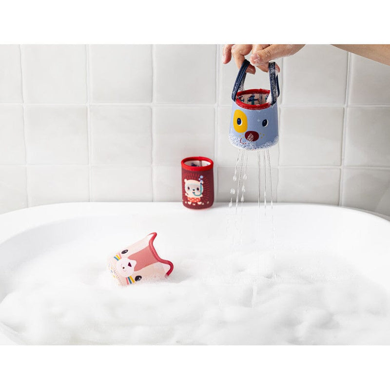 3 gobelets de bain Jules - LILLIPUTIENS 83584 5414834835847