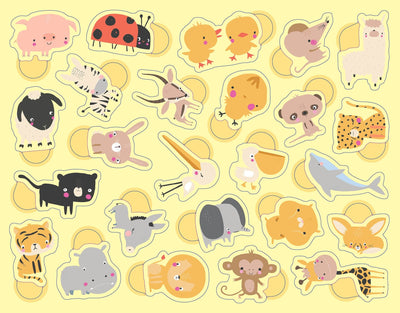 300 gommettes Bébés animaux - AUZOU AC24000-1 9791039550611