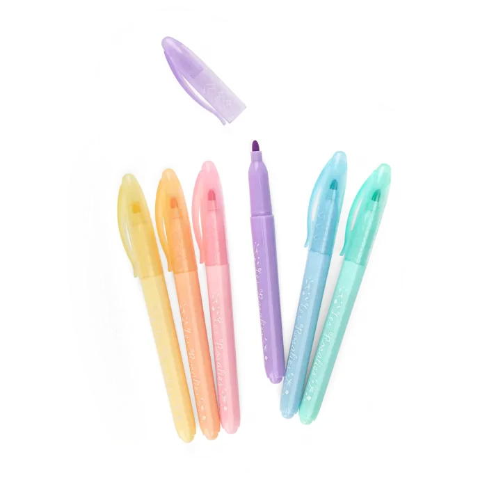 6 feutres pastels les rosalies - MOULIN ROTY