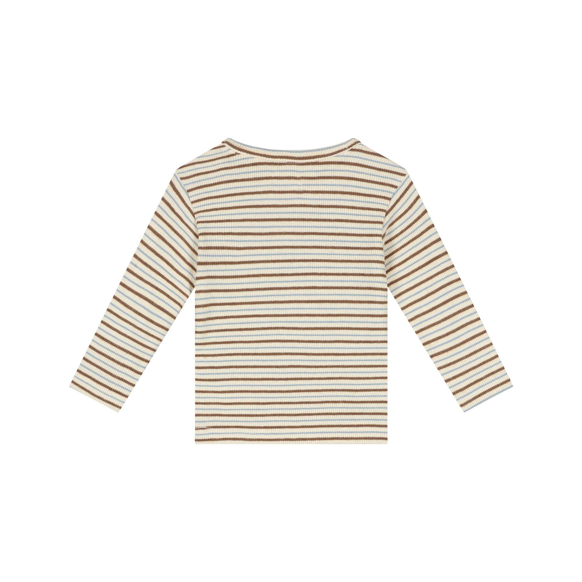t-shirt bébé manche courte rayé ivory - A TINY STORY