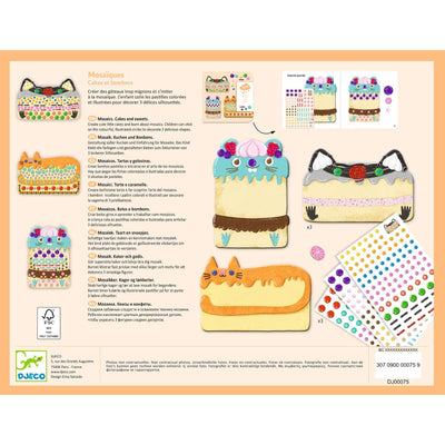 activité collage Cakes et bombecs - DJECO DJ00075 3070900000759