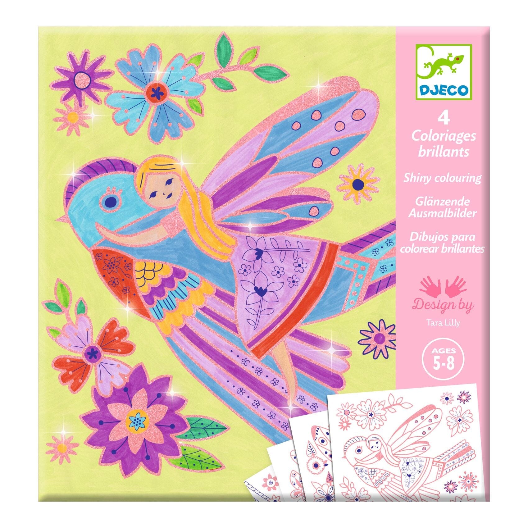 activité coloriage Petites ailes - DJECO DJ09696 3070900096967