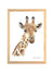 Aquarelle en cadre Seraphin girafe a4 - Marlene Fancelli Art seraphin 1234512347