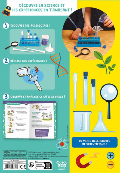 Auzou lab' je découvre la science- AUZOU 001059445 9791039566797