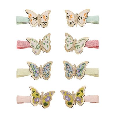 barrettes mini floral papillon - Mimi&lula 182037-23
