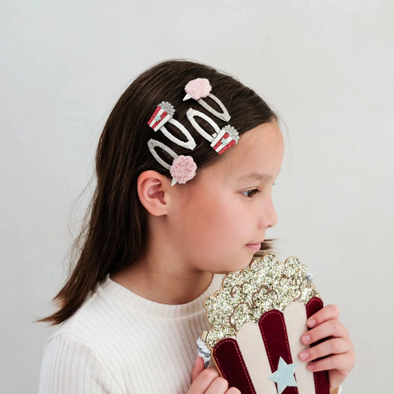 Barrettes Popcorn & Barbe à papa - Mimi&lula 172042-23 5061064830663