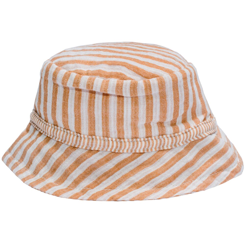 Bob mixte doublé Rayé caramel - BB&CO BOBM28A 3662159046505