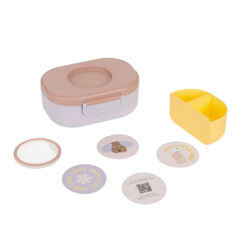 Boite à goûter Pattern party rose/lilas- LASSIG 12100747025 4066239172037