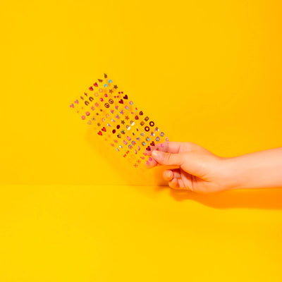 Boucles d'oreilles autocollantes Lily- Omy