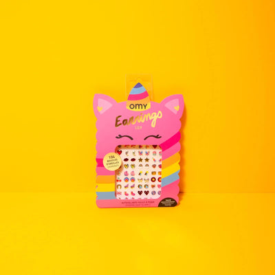 Boucles d'oreilles autocollantes Lily- Omy