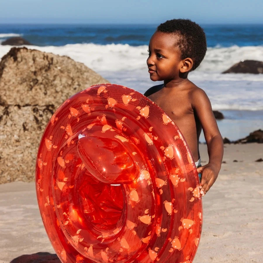 bouée gonflable bébé rouge crabby crabe - SWIM ESSENTIALS