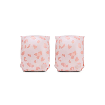 Brassards vieux rose Leopard - SWIM ESSENTIALS
