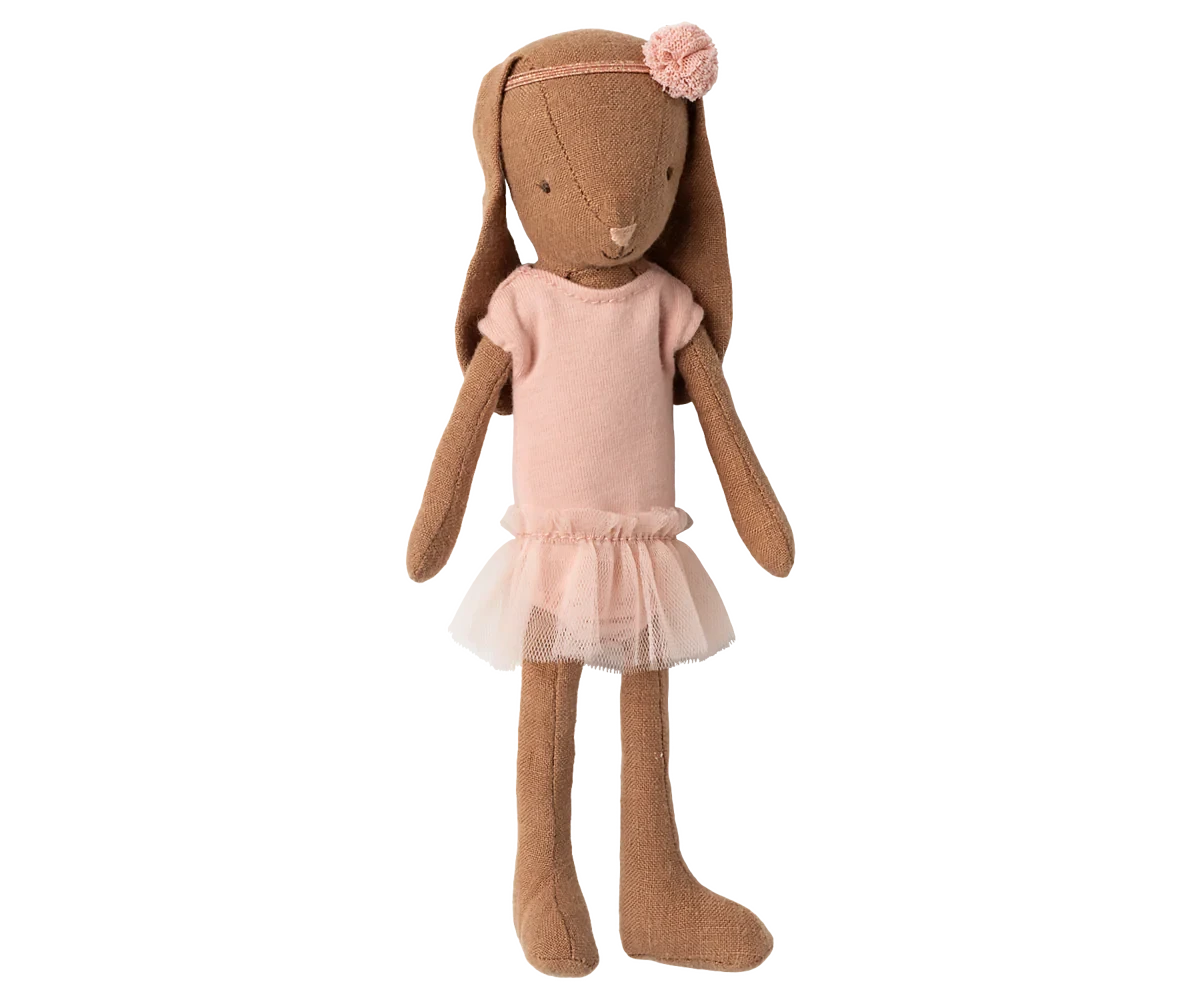 Bunny taille 1, marron Chocolat - Body et tutu rose - MAILEG 16-5106-00 5707304144120