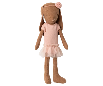 Bunny taille 1, marron Chocolat - Body et tutu rose - MAILEG 16-5106-00 5707304144120