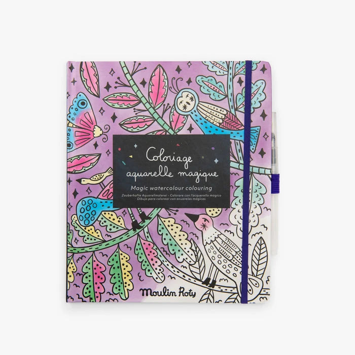 Cahier coloriage magique aquarelle - MOULIN ROTY