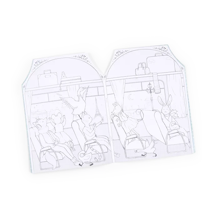 Cahier de stickers la petite ecole de danse 20 pages - Moulin Roty 667600 3575676676004
