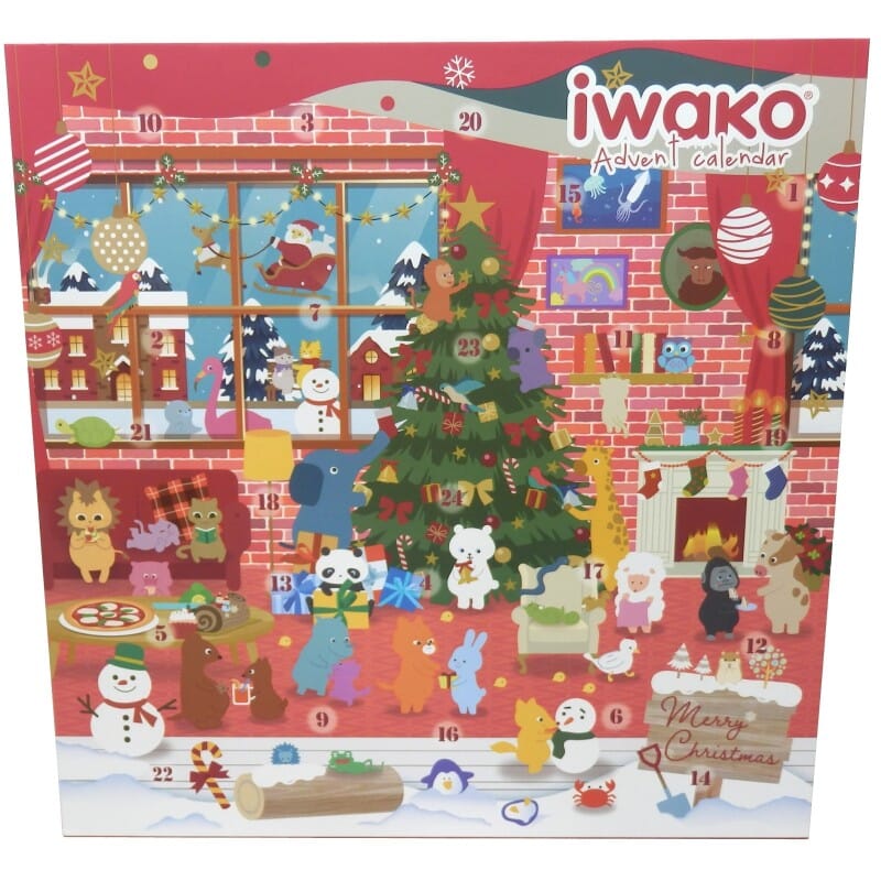 Calendrier de l'Avent - 26 gommes figurines - TROUSSELIER C02002 4991685025050