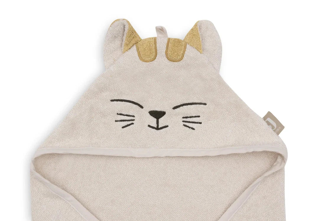 Cape de bain Éponge 75x75cm chat charlie - JOLLEIN 534-514-68134 8717329400900
