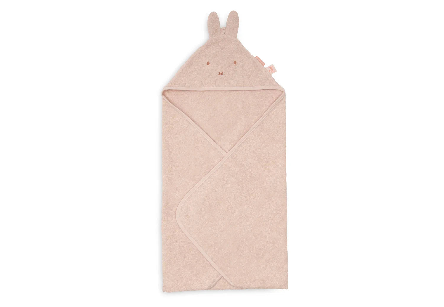 Cape de bain Éponge 75x75cm Miffy silk rose- JOLLEIN