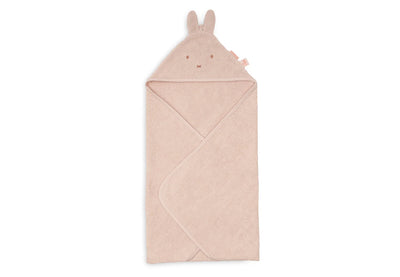 Cape de bain Éponge 75x75cm Miffy silk rose- JOLLEIN