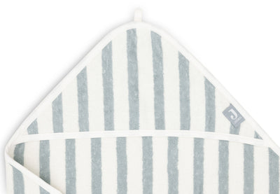 Cape de bain Éponge 75x75cm Stripe Sea Green - JOLLEIN 534-836-68085 8717329393776