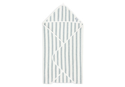 Cape de bain Éponge 75x75cm Stripe Sea Green - JOLLEIN 534-836-68085 8717329393776