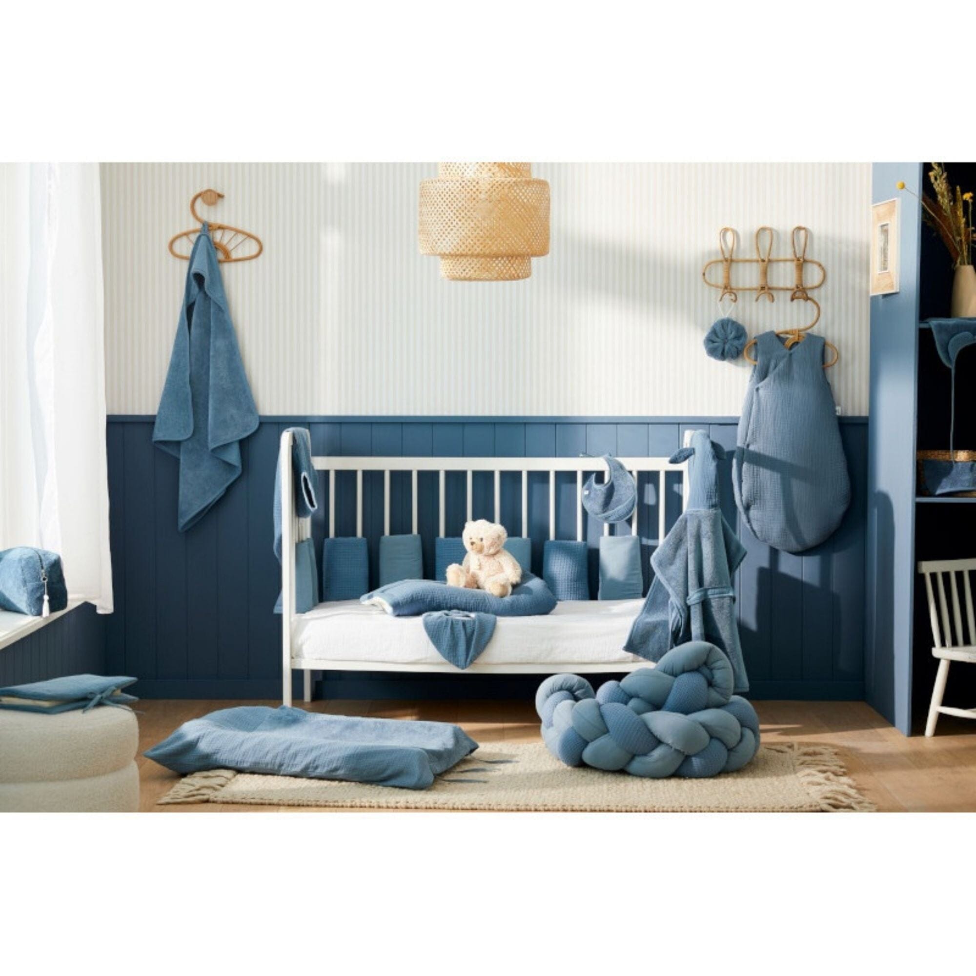 Cape de bain pierre bleue - Mix & Match - BB&CO CAPBMM12 3662159048516
