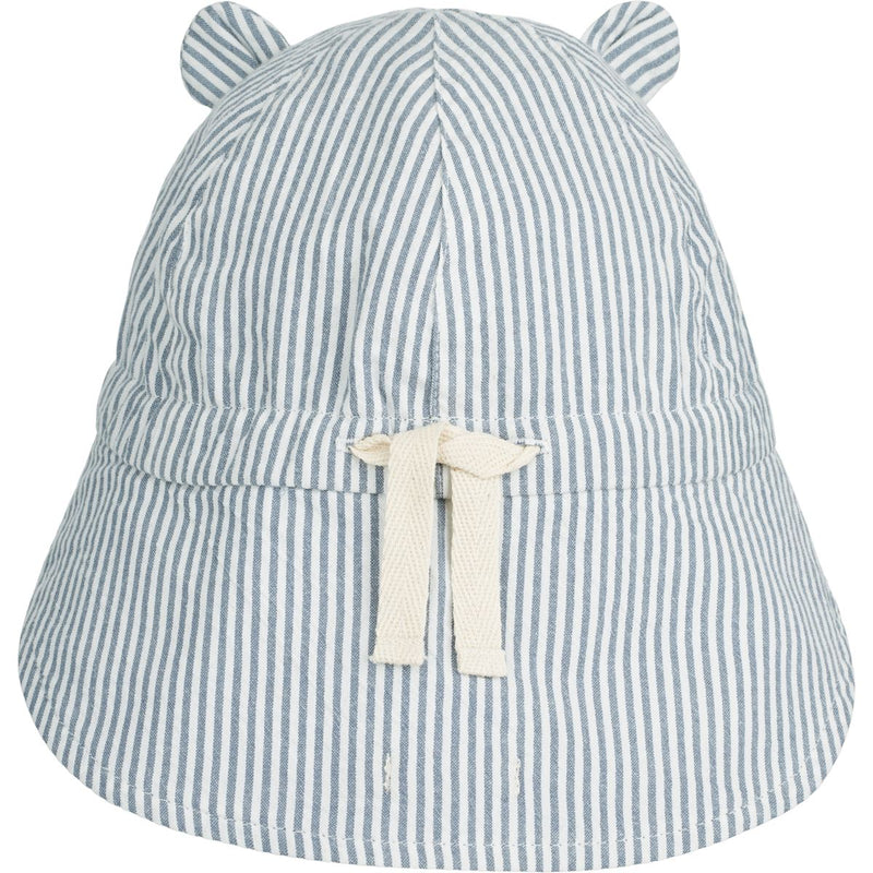 Casquette d'été gorm réversible Rayures blue wave / creme - LIEWOOD