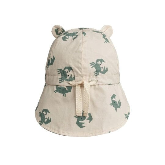 Chapeau d'été gorm réversible crab sandy/ peppermint - LIEWOOD LW17698 1989 0/3 5715493253554