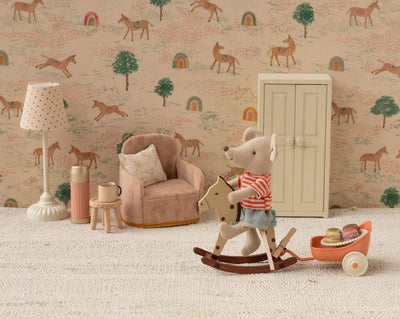 Cheval à bascule, Souris - A pois - MAILEG 11-5001-01 5707304144809