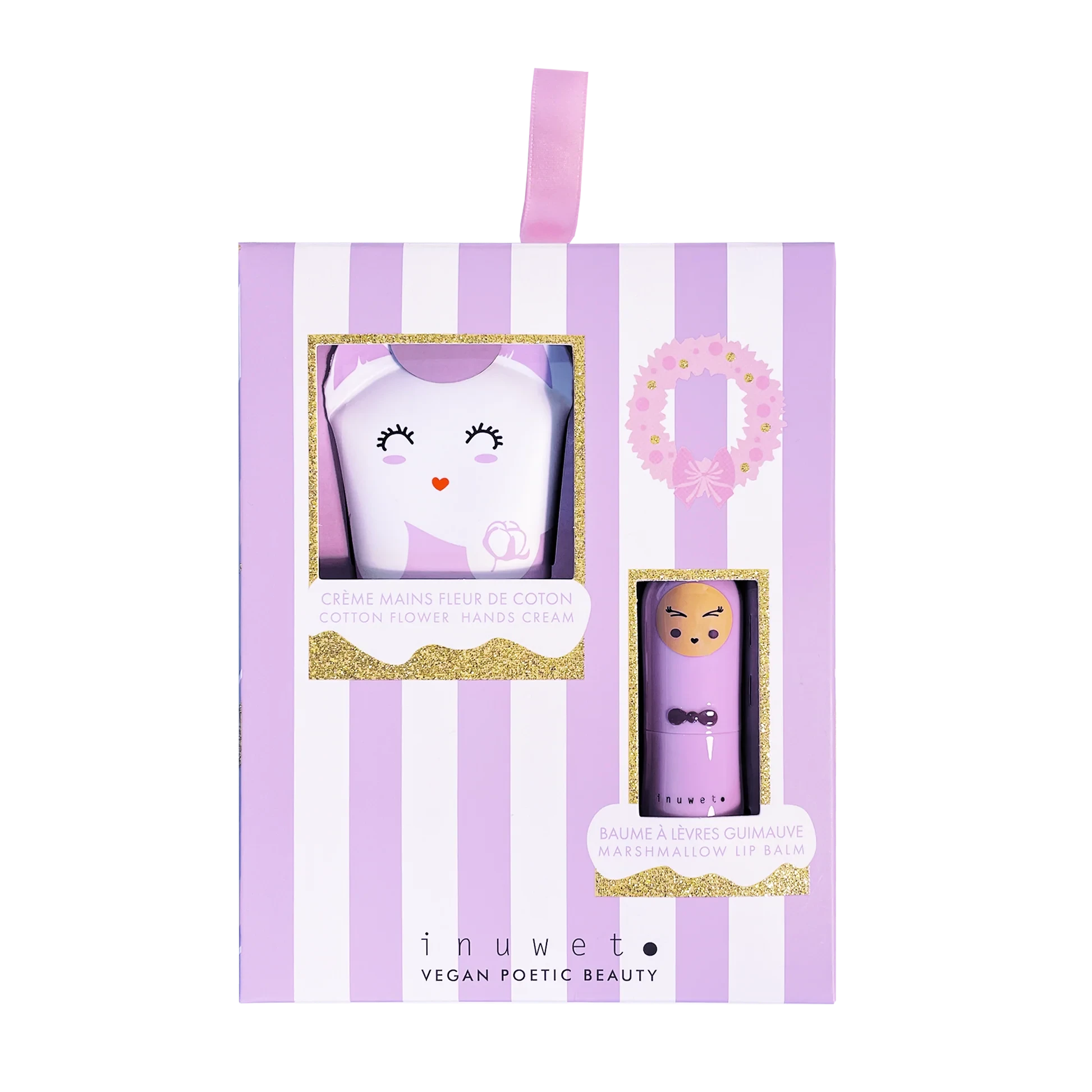 coffret crème mains et baume à lèvres LI - INUWET