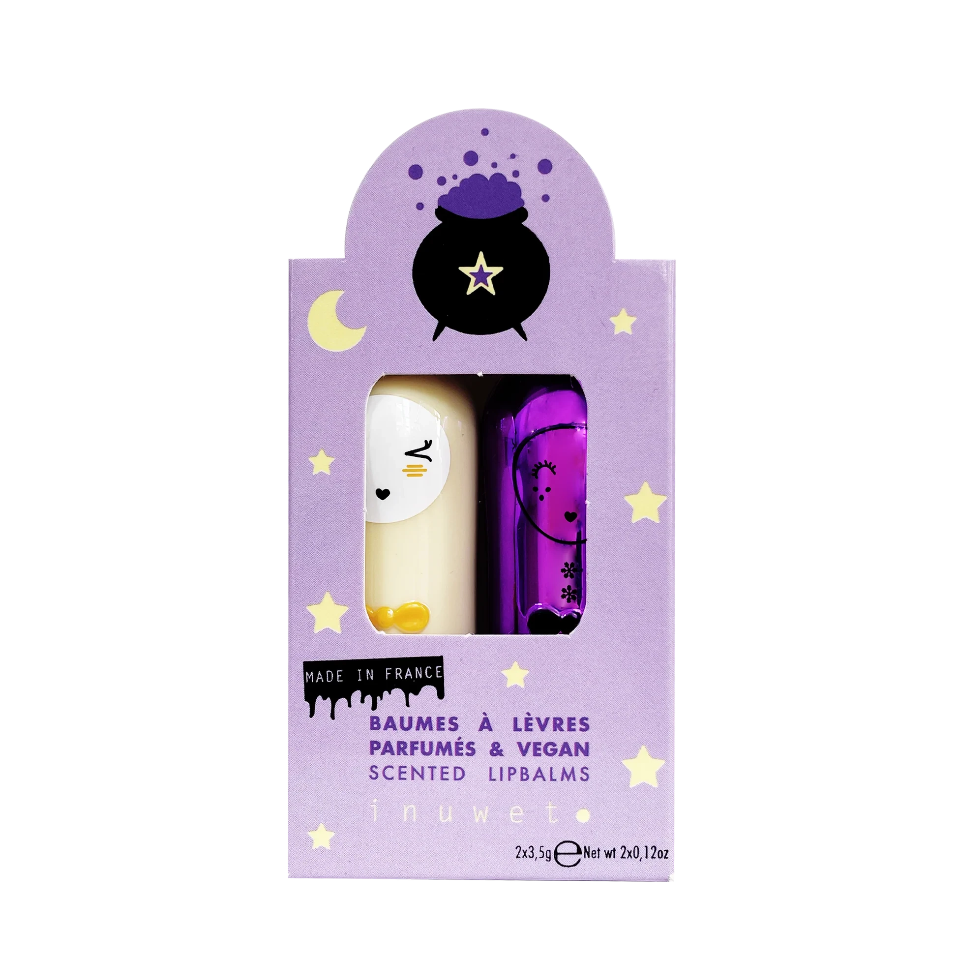 Coffret duo baume à lèvres édition halloween bouh - inuwet VINCB54 3760217140377
