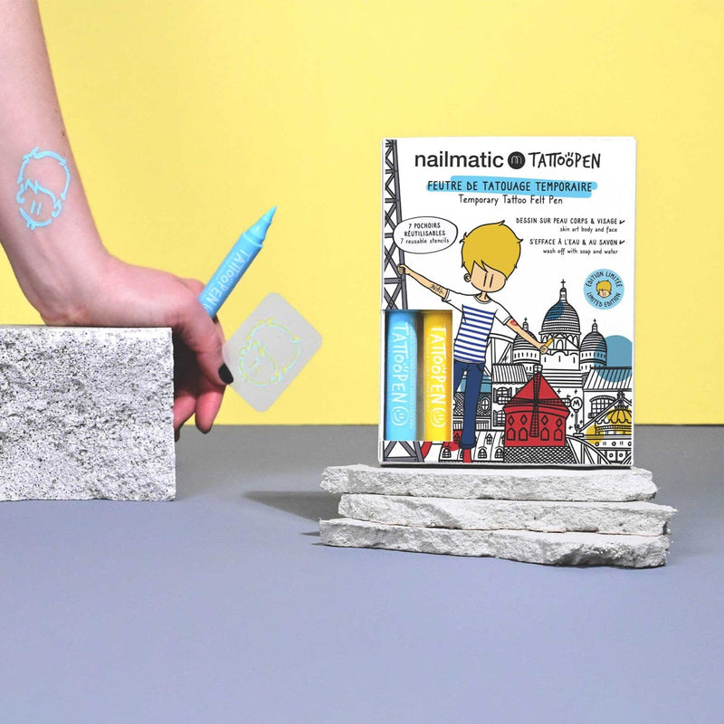 Coffret duo tattoopen Paris par Jo Little - Nailmatic 140tjoparis 3760229900112