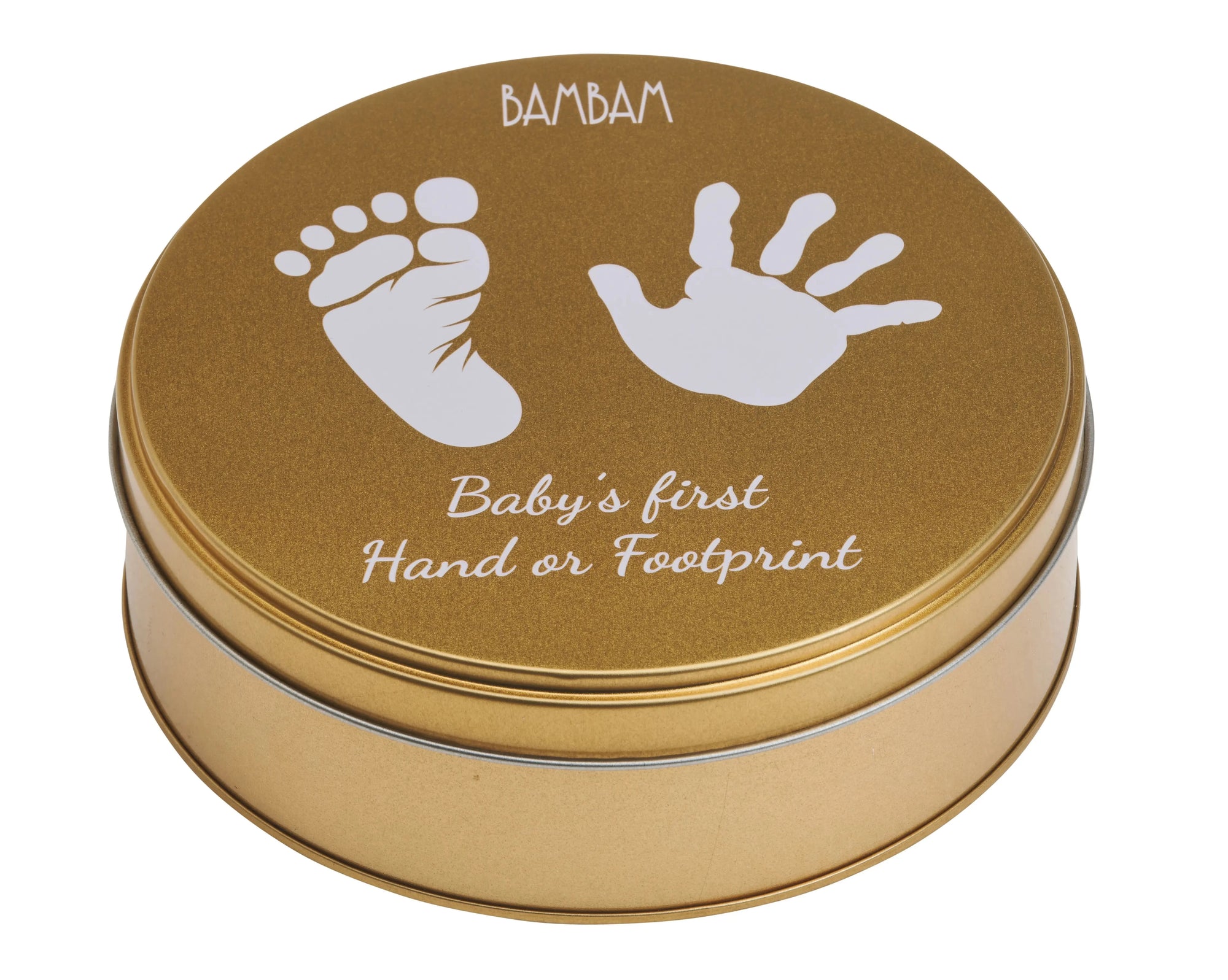 Coffret ma première empreinte en plâtre boite doré - Bam Bam