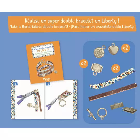 Coffret mon double bracelet en liberty- AUZOU 9791039501903 9791039501903