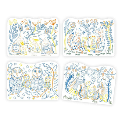 COLORIAGE MAGIQUE Familles des sous-bois - DJECO DJ00064 3070900000643