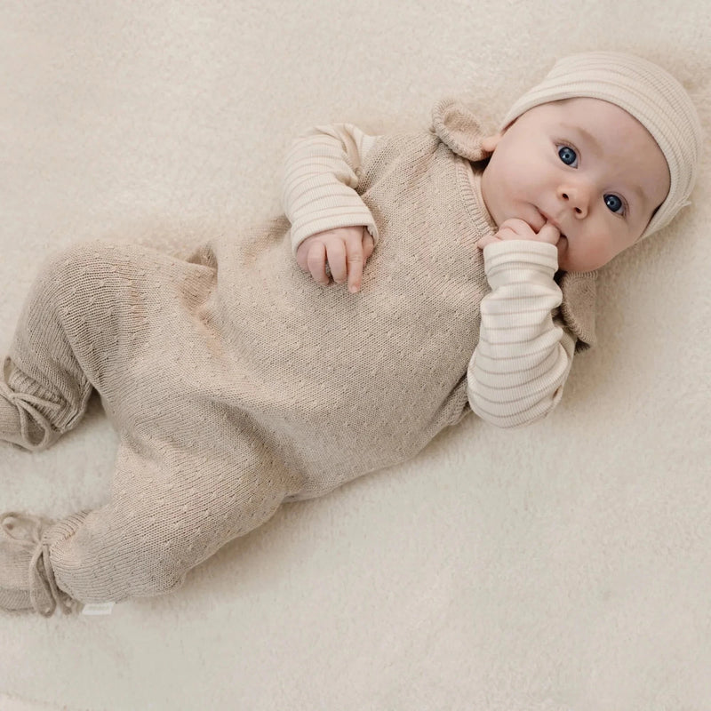 Combinaison tricoté beige - Little Dutch CL24224002 8720847027658