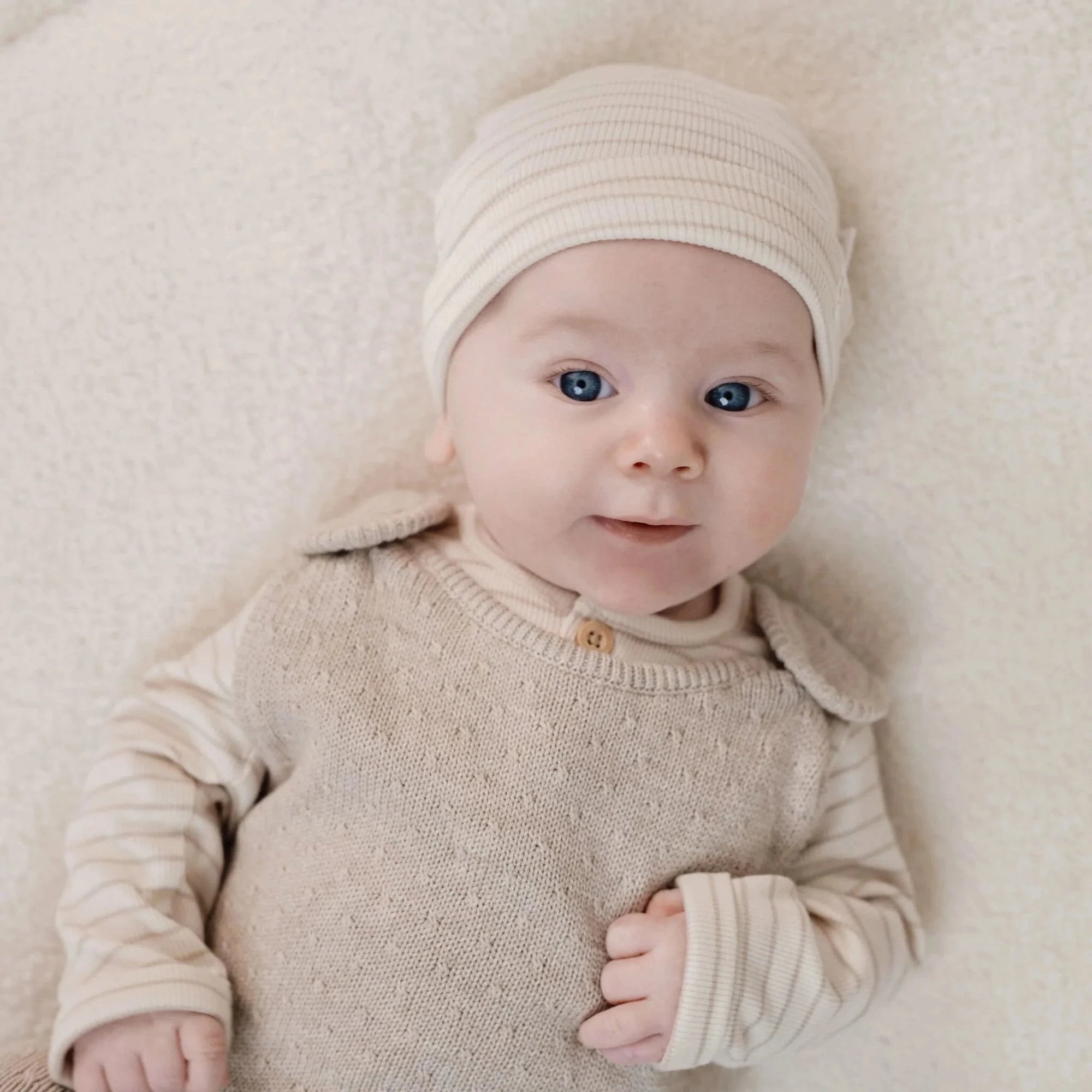 Combinaison tricoté beige - Little Dutch CL24224002 8720847027658