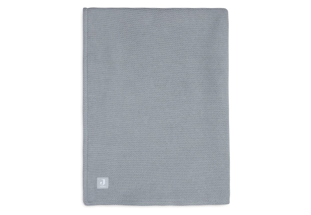 Couverture 100x150 cm Basic Knit Forest Green/Fleece - JOLLEIN 517-511-65220 8717329366091