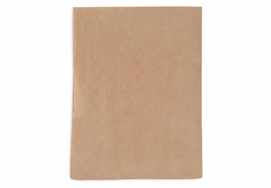 Couverture Berceau 75x100cm Check Knit biscuit/Teddy Fleece - JOLLEIN 517-511-68041 8717329386723