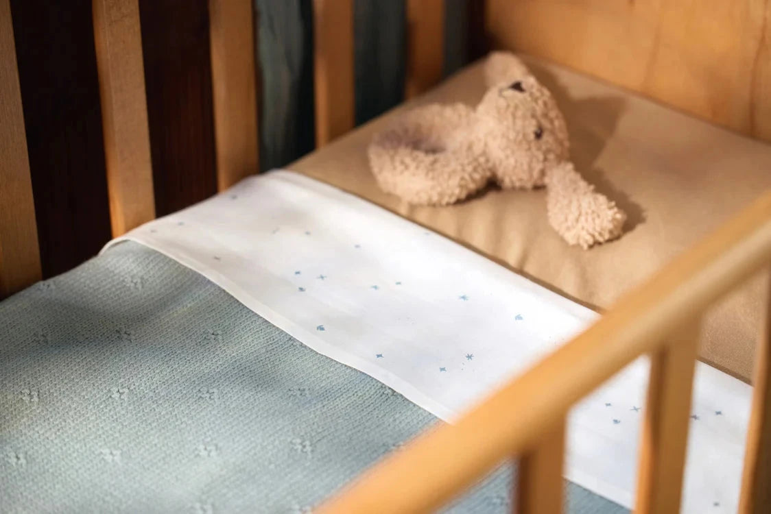 Couverture Berceau 75x100cm Cosy Knit sea green - JOLLEIN 516-511-68032 8717329386570