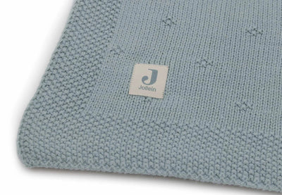 Couverture Berceau 75x100cm Cosy Knit sea green - JOLLEIN 516-511-68032 8717329386570
