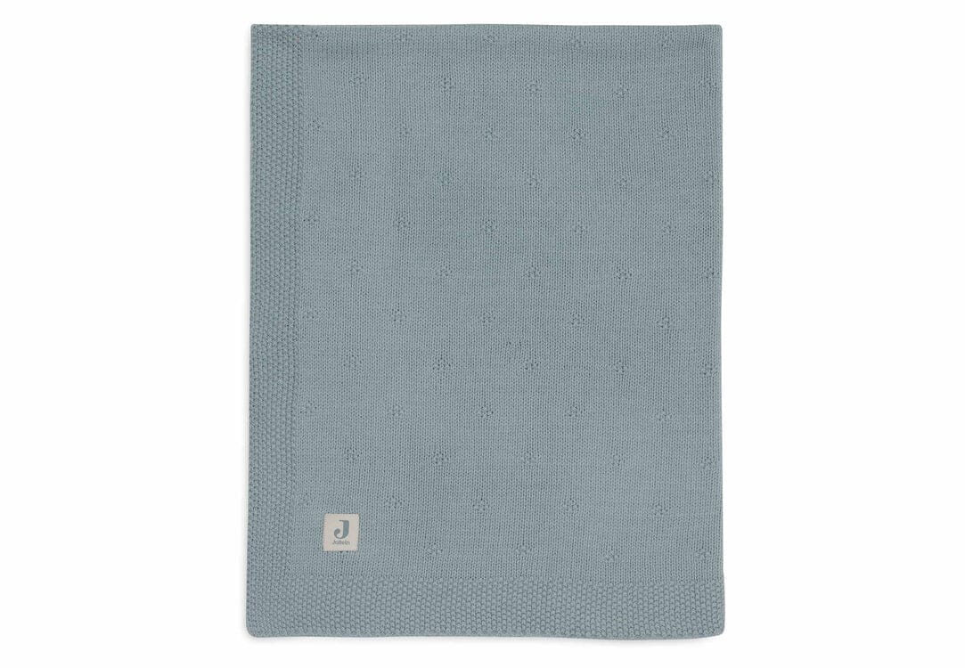 Couverture Berceau 75x100cm Cosy Knit sea green - JOLLEIN 516-511-68032 8717329386570