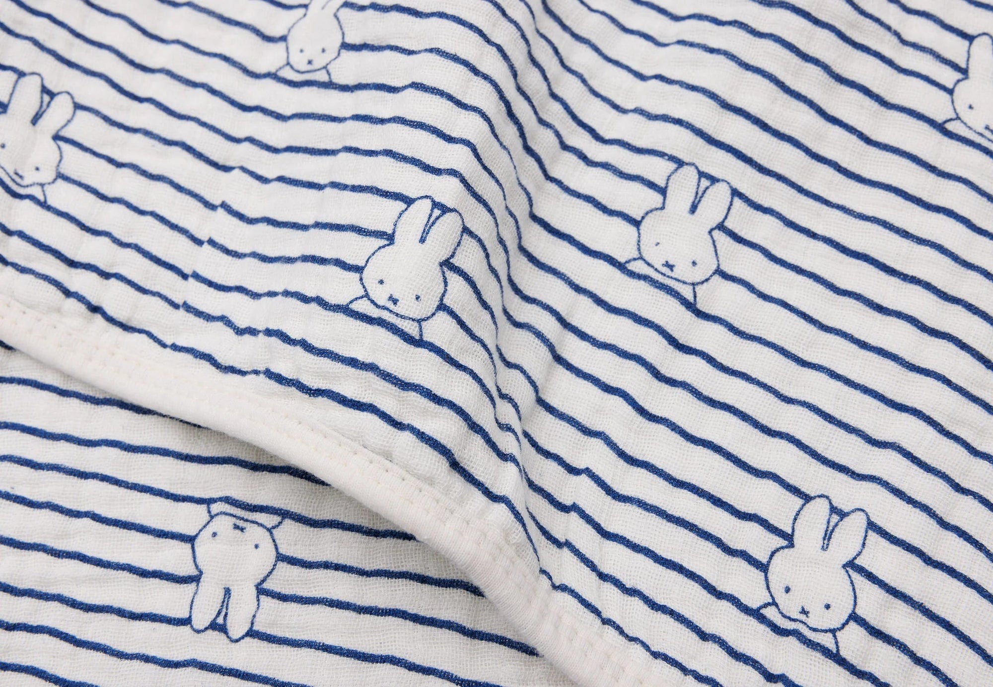 Couverture Berceau 75x100cm Miffy Stripe - Navy - JOLLEIN 521-511-68008 8717329381087